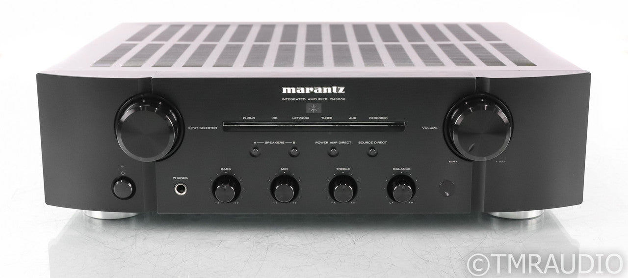 Marantz PM8006 Stereo Integrated Amplifier; MM Phono; PM-8006; Black; Remote; MM Phono; PM-8006; Black; Remote