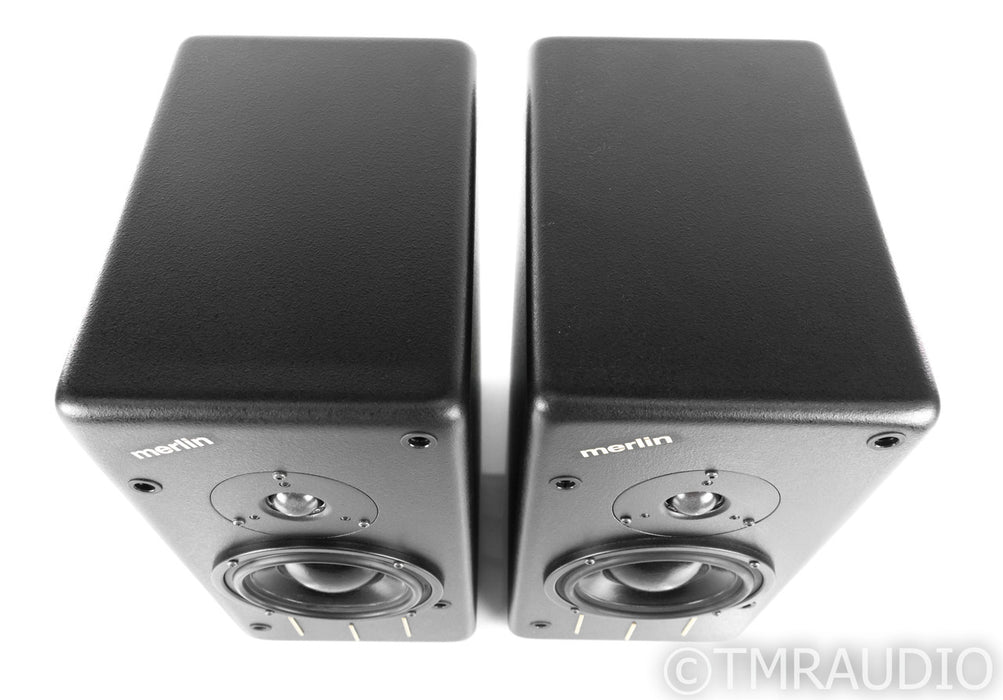 Merlin TSM MME Bookshelf Speakers w/ Master RC Network; Black Pair