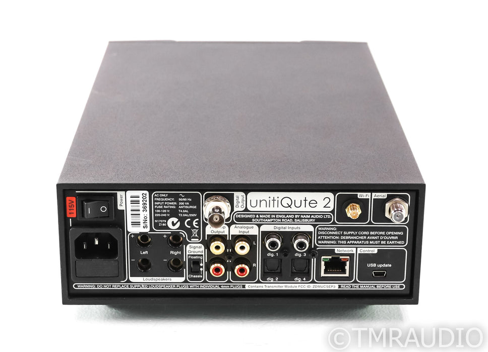 Naim UnitiQute 2 Stereo Streaming Integrated Amplifier; Wifi; Remote