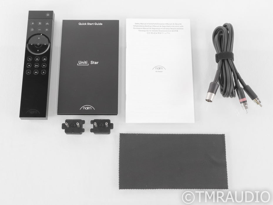Naim Uniti Star Stereo Integrated Amplifier; CD / Network Streamer; Black; Remote; CD / Network Streamer; Black; Remote