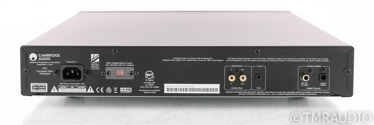 Cambridge Audio CXC CD Transport; Silver; Remote; Silver; Remote