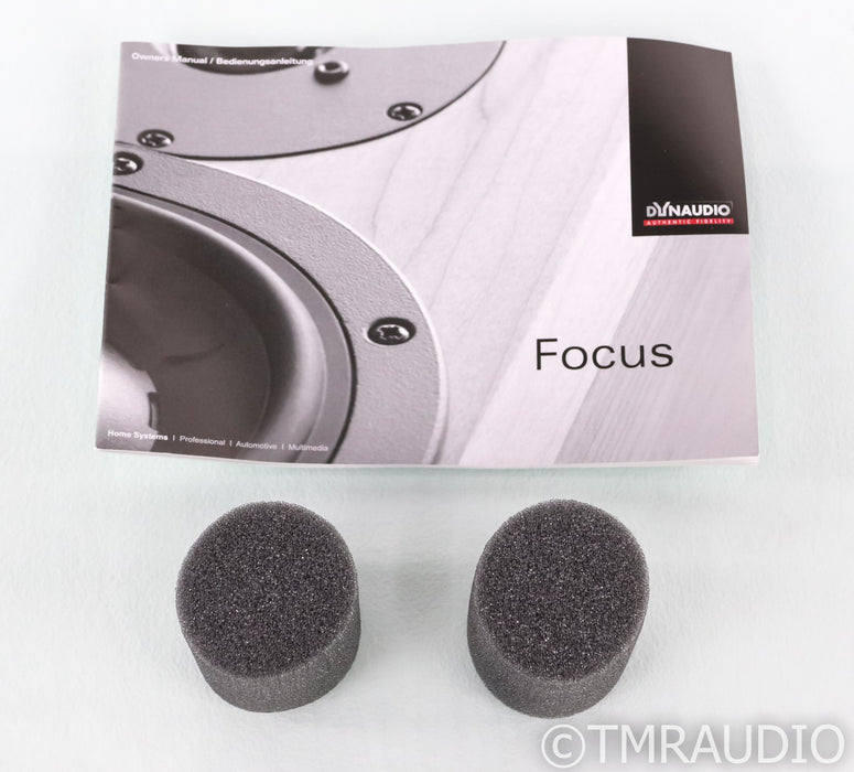 Dynaudio Focus 110 Bookshelf Speakers; Black Ash Pair; Black Ash Pair