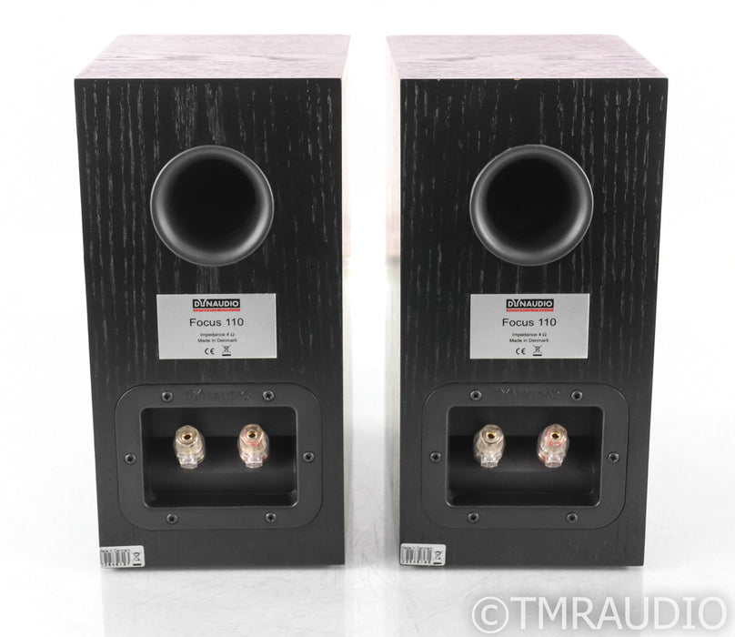 Dynaudio Focus 110 Bookshelf Speakers; Black Ash Pair; Black Ash Pair