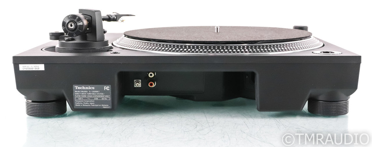 Technics SL-1200MK7 Direct Drive Turntable; SL1200 MK 7; Black (No Cartridge)