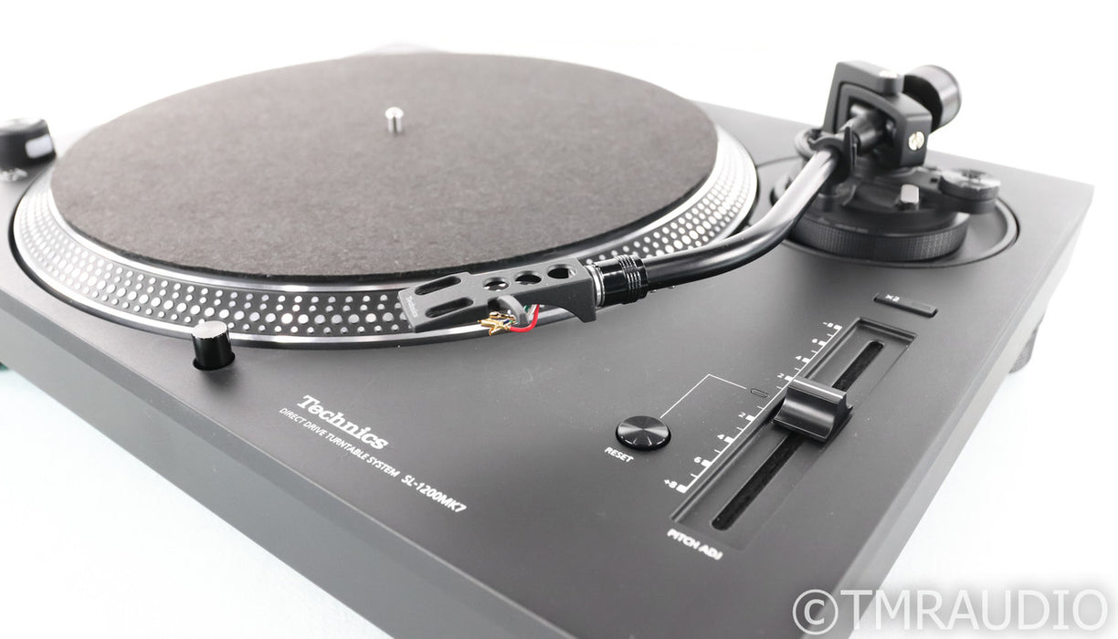 Technics SL-1200MK7 Direct Drive Turntable; SL1200 MK 7; Black (No Cartridge)