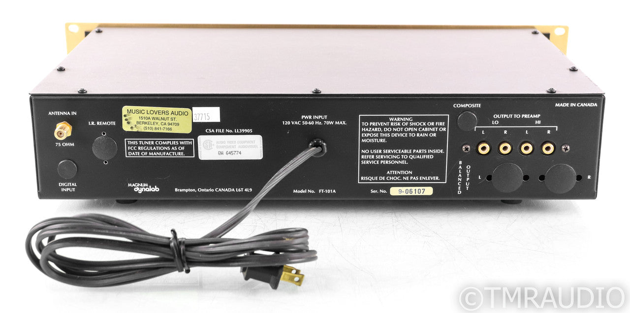 Magnum Dynalab FT 101A Vintage FM Tuner; FT101A; Gold