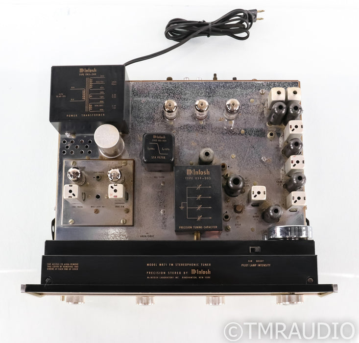 McIntosh MR78 Vintage Stereo Tube FM Tuner; MR-78; Walnut Cabinet; MR-78; Walnut Cabinet