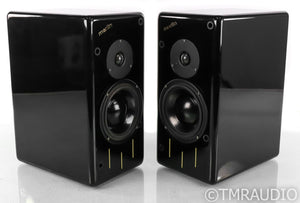Merlin Music Systems TSMX Bookshelf Speakers; Gloss Black Pair
