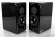 Merlin Music Systems TSMX Bookshelf Speakers; Gloss Black Pair