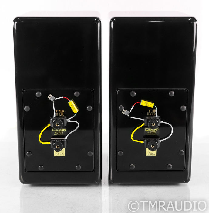 Merlin Music Systems TSMX Bookshelf Speakers; Gloss Black Pair