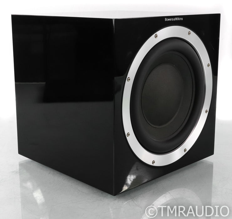B&W ASW10CM 10" Powered Subwoofer; Gloss Black; Gloss Black