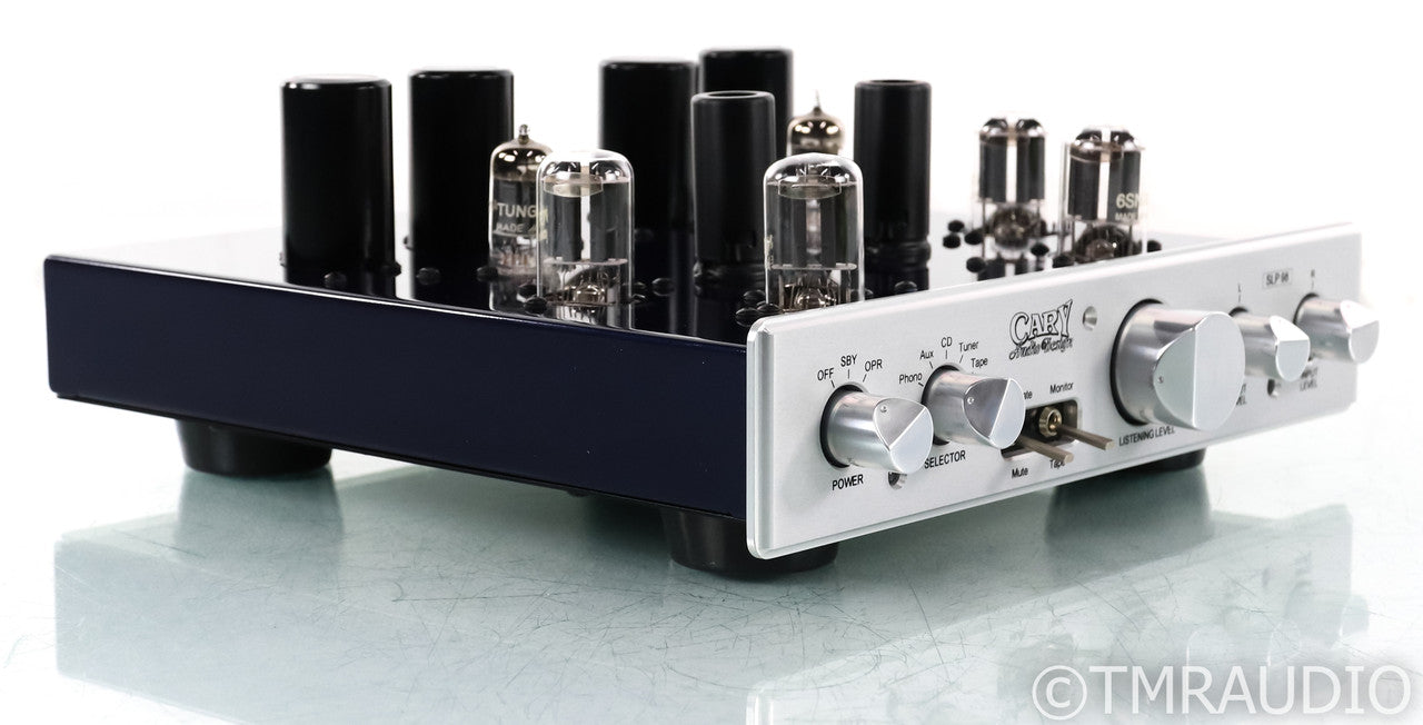 Cary Audio SLP 98P Stereo Tube Preamplifier; Remote; SLP98; MM Phono; F1 Mod; Remote; SLP98; MM Phono; F1 Mod