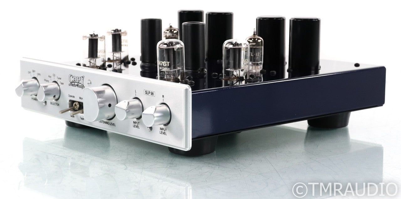 Cary Audio SLP 98P Stereo Tube Preamplifier; Remote; SLP98; MM Phono; F1 Mod; Remote; SLP98; MM Phono; F1 Mod