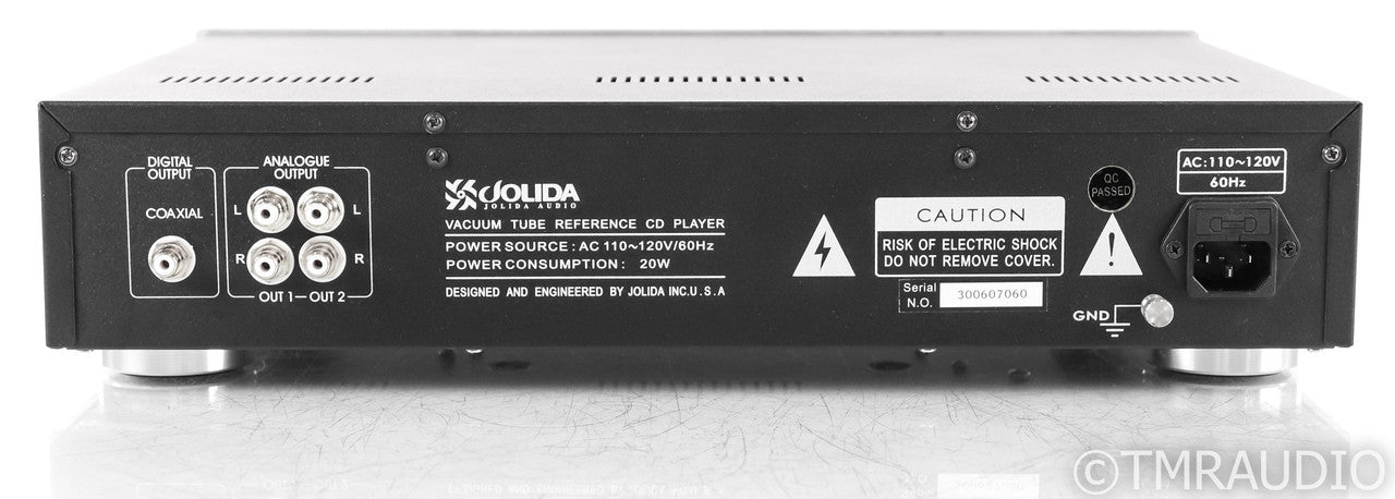 Jolida JD100 Tube CD Player; JD-100; Remote; JD-100; Remote