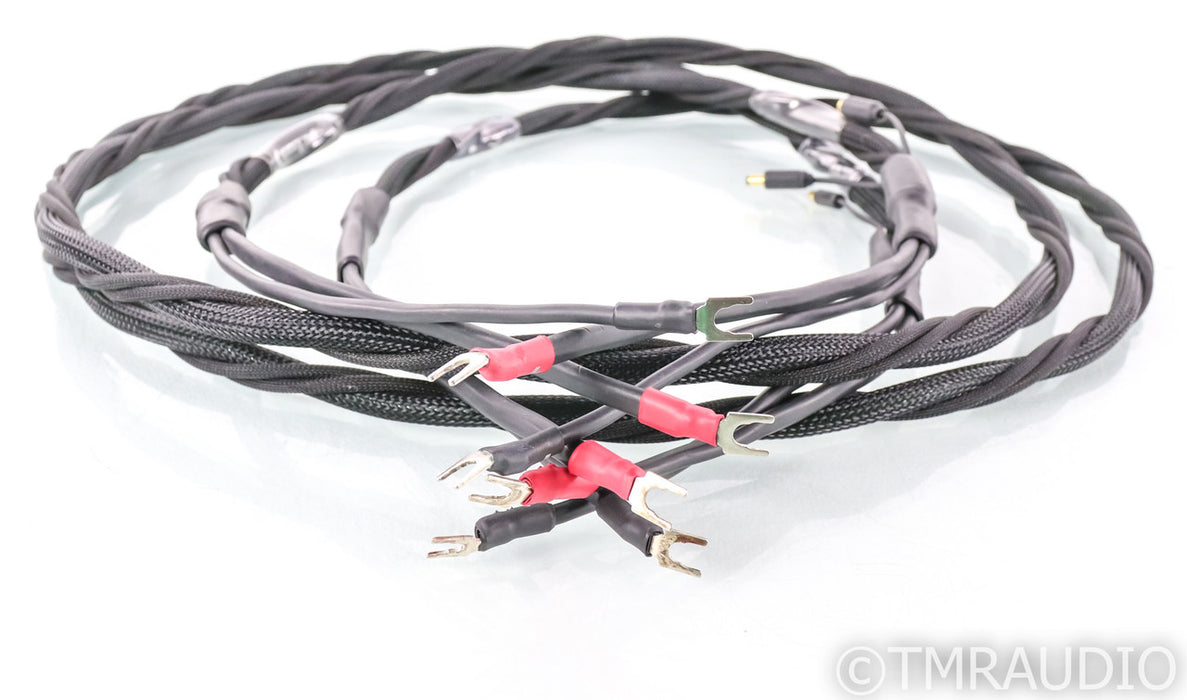 Synergistic Research Element Tungsten Speaker Cables; 8ft Pair; W; MPC; 8ft Pair; W; MPC