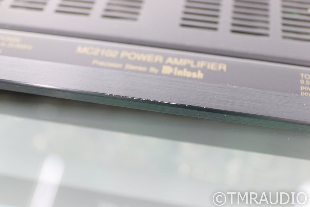 McIntosh MC2102 Stereo Tube Power Amplifier; MC-2102; MC-2102