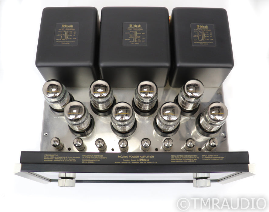 McIntosh MC2102 Stereo Tube Power Amplifier; MC-2102; MC-2102