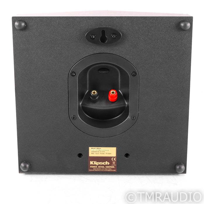 Klipsch RS-42 II Surround Speaker; Black; Black