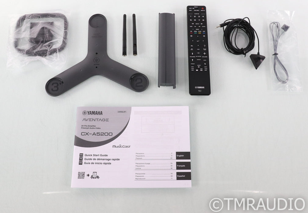 Yamaha CX-A5200 11.2 Channel Home Theater Processor; Aventage; MM Phono; DAC