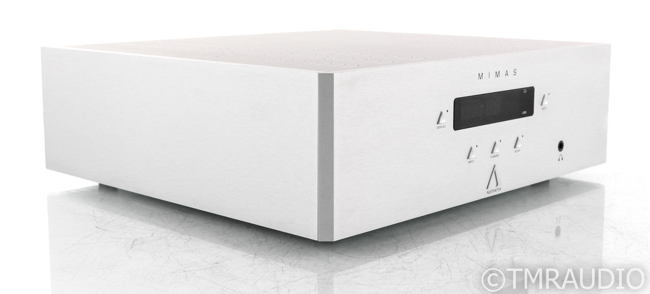 Aesthetix Mimas Stereo Tube Hybrid Integrated Amplifier; Silver; DAC Module; Silver; DAC Module