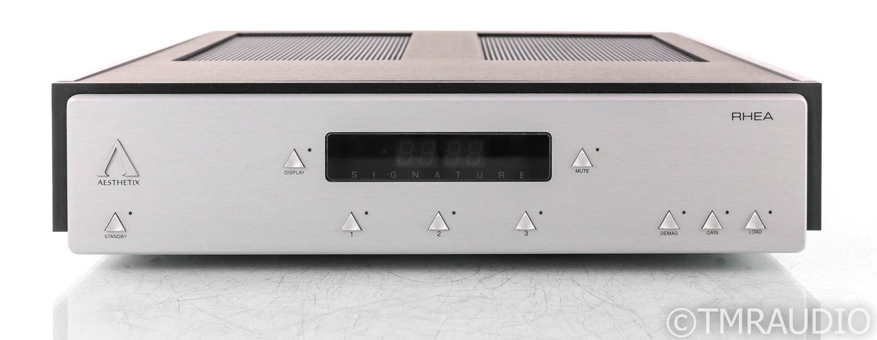 Aesthetix Rhea Signature MM / MC Tube Phono Preamplifier; Silver; Silver
