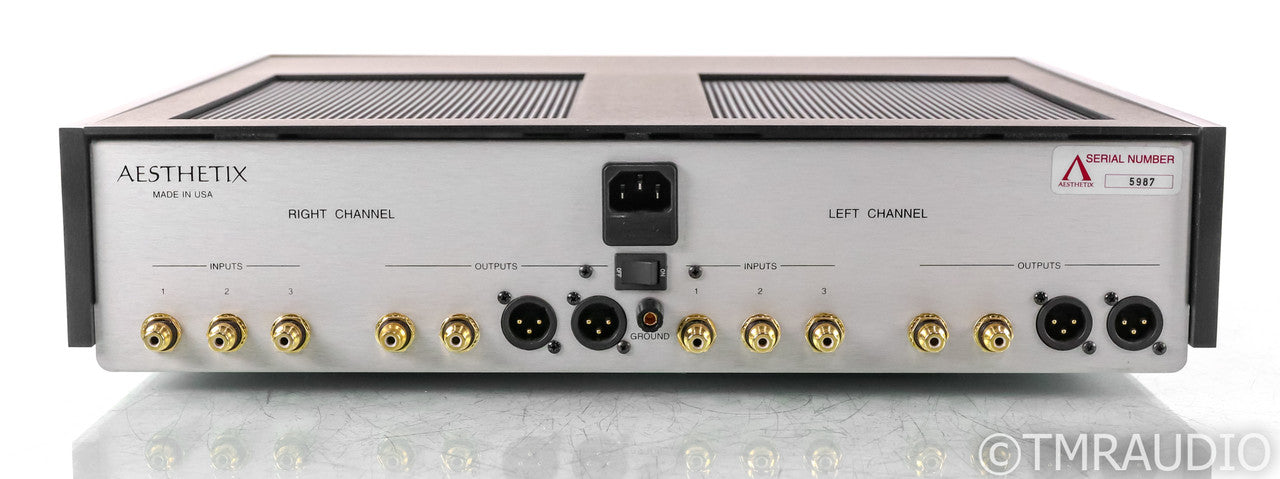Aesthetix Rhea Signature MM / MC Tube Phono Preamplifier; Silver; Silver