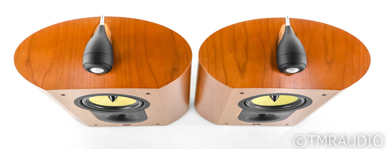 B&W Nautilus SCM1 Surround Speakers; Cherry Pair; SCM-1; Wall Mounts; Cherry Pair; SCM-1; Wall Mounts