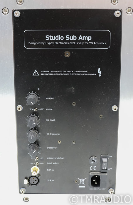 YG Acoustics Anat III Studio Floorstanding Speakers; Silver Pair