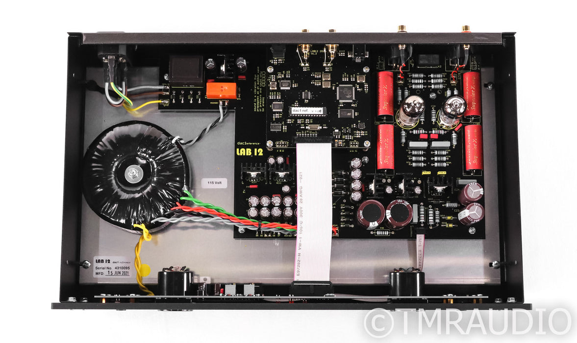 Lab12 dac1 R2R Tube DAC; D/A Converter; Matte Black; D/A Converter; Matte Black