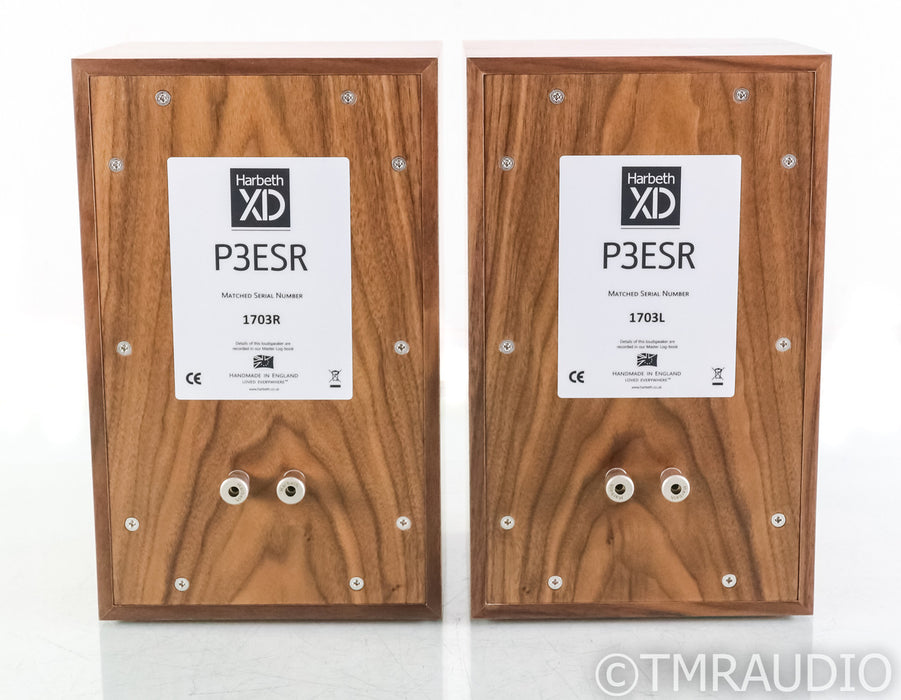 Harbeth P3ESR XD Bookshelf Speakers; Walnut Pair; Demo; Walnut Pair; Demo