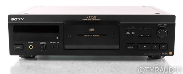 Sony CDP-XA20ES CD Player; Black; Remote; Black; Remote — The