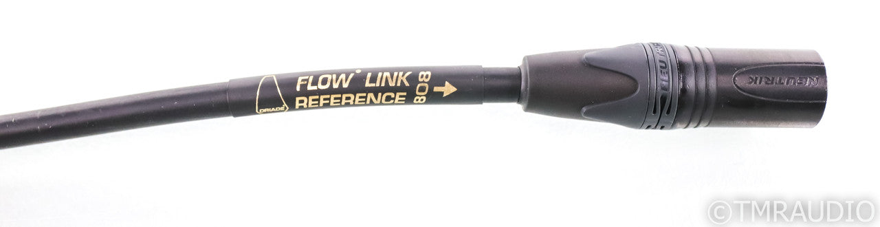 Driade XLR Flow Link Reference 808 XLR Cables; 1m Pair Balanced Interconnects; 1m Pair Balanced Interconnects