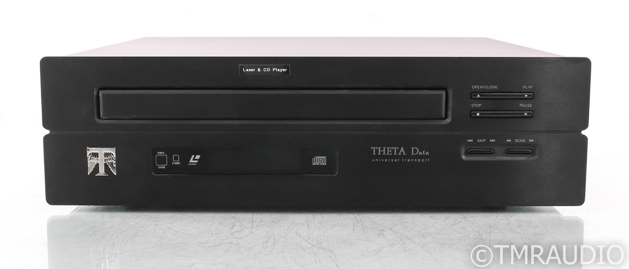 Theta Digital Data Series II Laser Disc Player; Black; Remote; Black; Remote