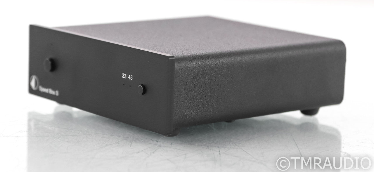 Pro-Ject Speed Box S Turntable Speed Regulator; Black; Black