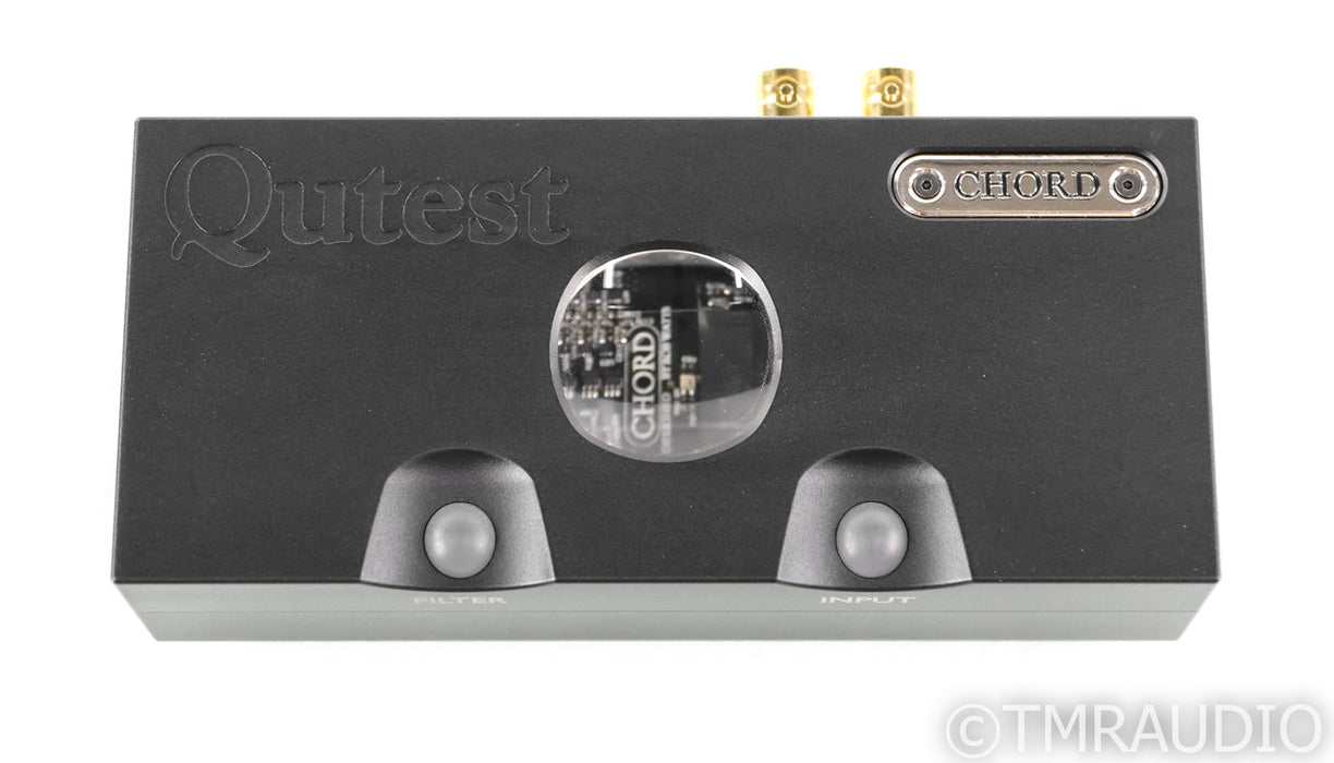Chord Electronics Qutest DAC; D/A Converter; Black; D/A Converter; Black