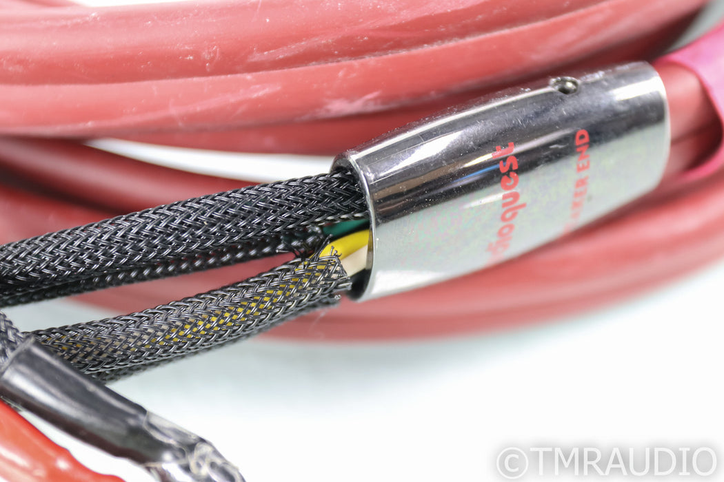 AudioQuest Bedrock Speaker Cables; 12ft Pair; 12ft Pair