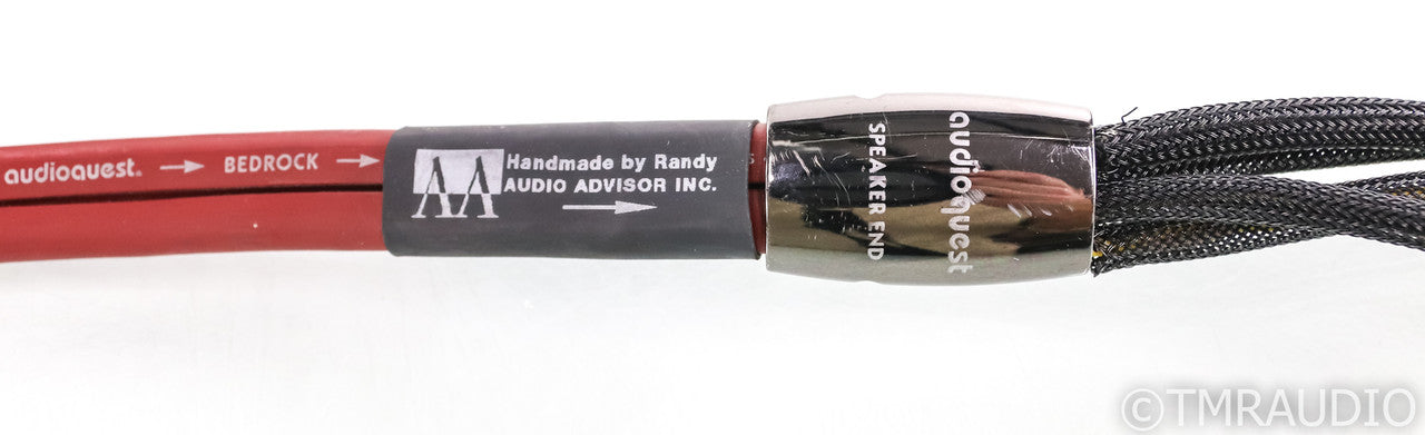 AudioQuest Bedrock Speaker Cables; 12ft Pair; 12ft Pair