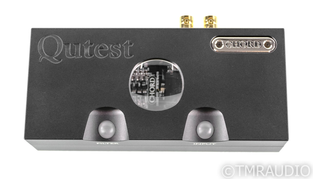 Chord Electronics Qutest DAC; D/A Converter; Black; D/A Converter; Black