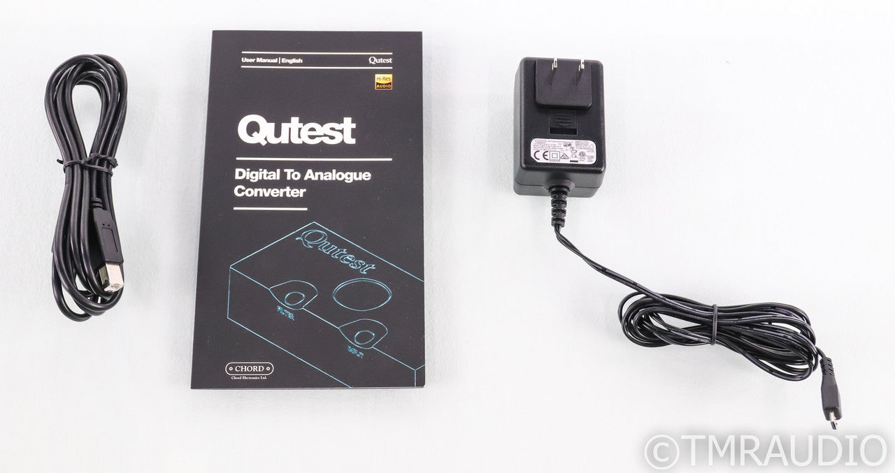 Chord Electronics Qutest DAC; D/A Converter; Black; D/A Converter; Black