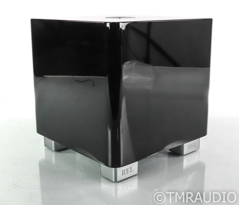 REL T/5x 8" Powered Subwoofer; Gloss Black; T5-x; Gloss Black; T5-x
