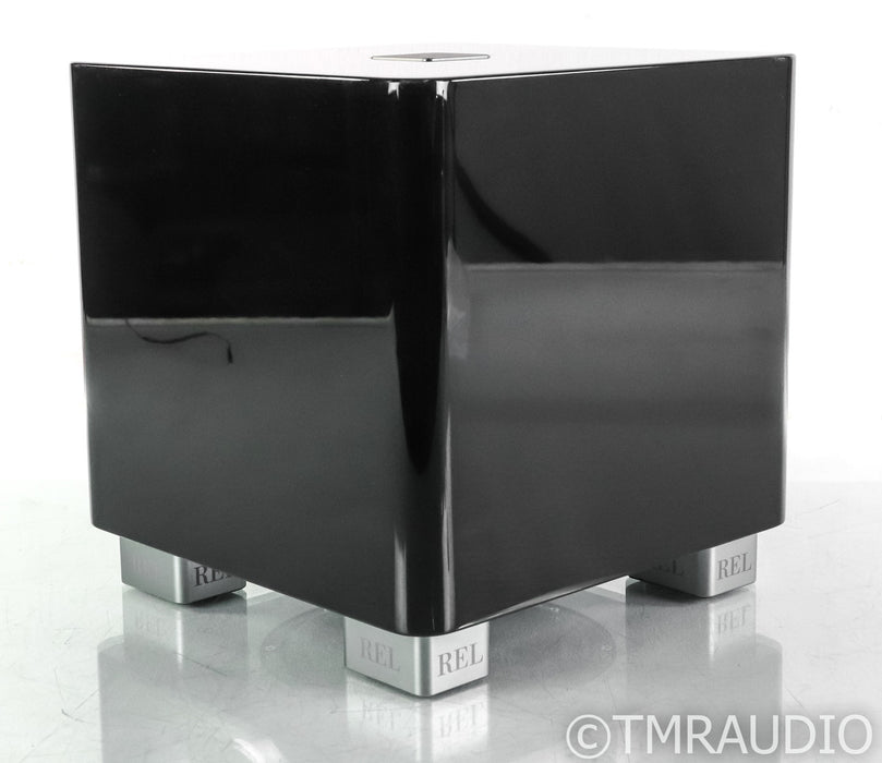 REL T/5x 8" Powered Subwoofer; Gloss Black; T5-x; Gloss Black; T5-x