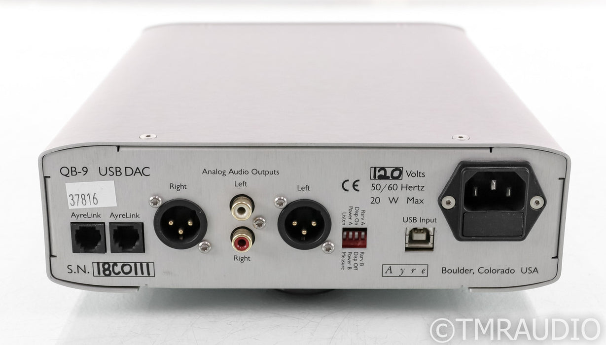 Ayre QB-9 USB DAC; D/A Converter; Silver; D/A Converter; Silver