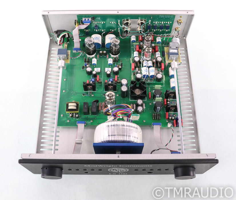ModWright LS 100 Stereo Tub Preamplifier; Remote; black; MM / MC Phono; LS100; Remote; black; MM / MC Phono; LS100