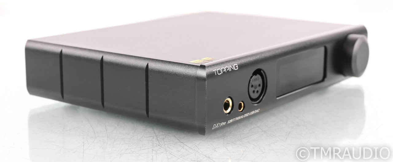 Topping DX7 Pro DSD DAC / Headphone Amplifier; DX-7: D/A Converter; Black; Remote; DX-7: D/A Converter; Black; Remote