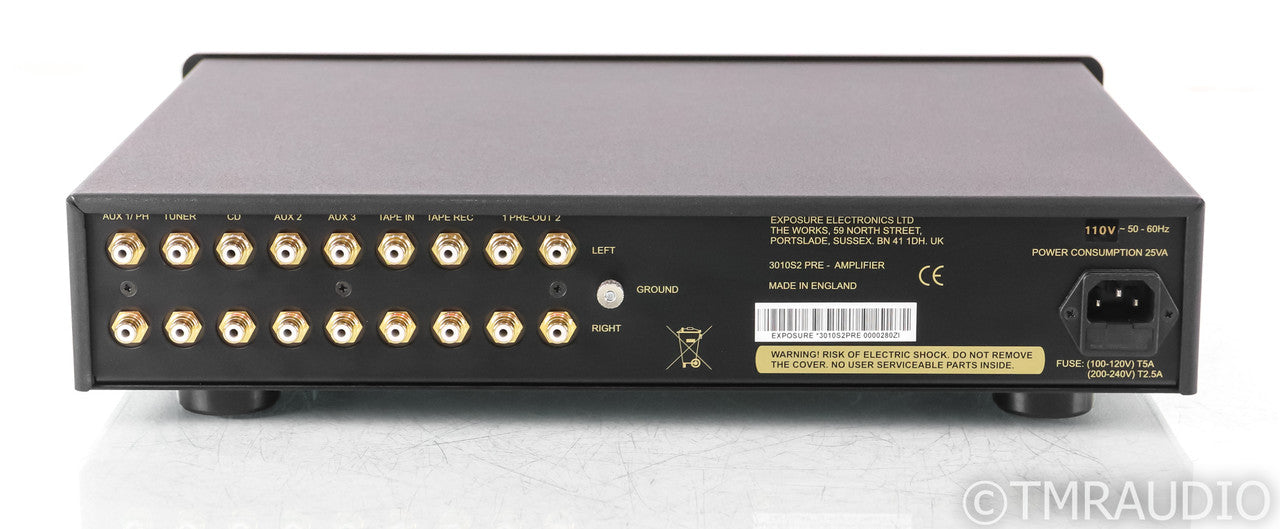 Exposure 3010 S2 Stereo Preamplifier; Remote; Black; 3010S2; Remote; Black; 3010S2