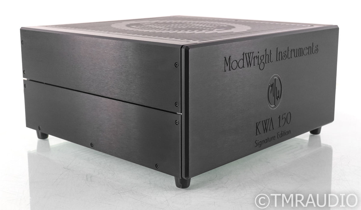 ModWright KWA 150 SE Stereo Power Amplifier; Black; KWA150SE; Signature Edition; Black; KWA150SE; Signature Edition