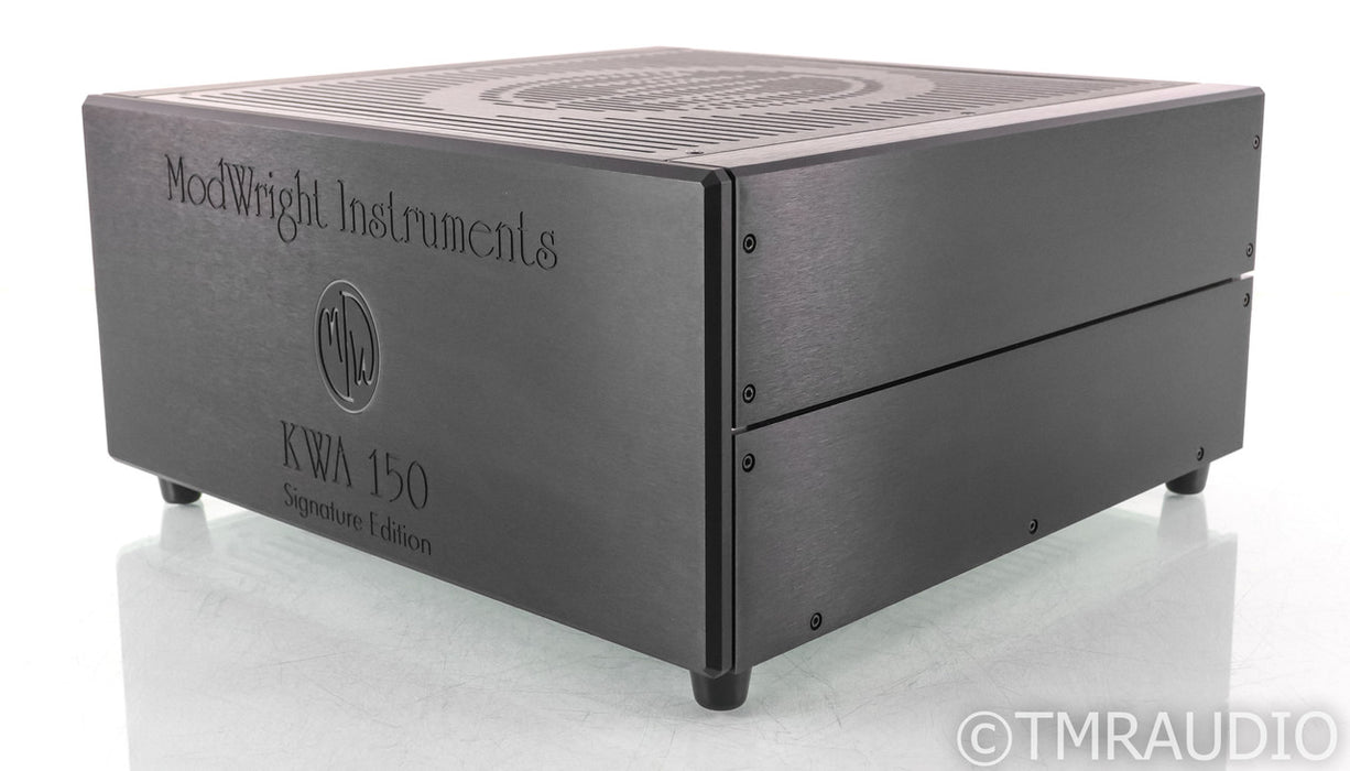 ModWright KWA 150 SE Stereo Power Amplifier; Black; KWA150SE; Signature Edition; Black; KWA150SE; Signature Edition
