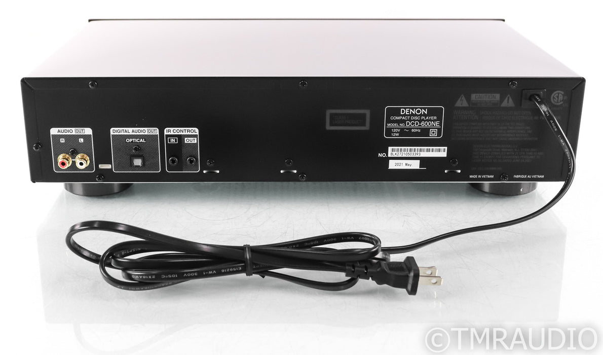 Denon DCD-600NE CD Player; Remote; Black; AL32 Processing; DCD600NE; Remote; Black; AL32 Processing; DCD600NE