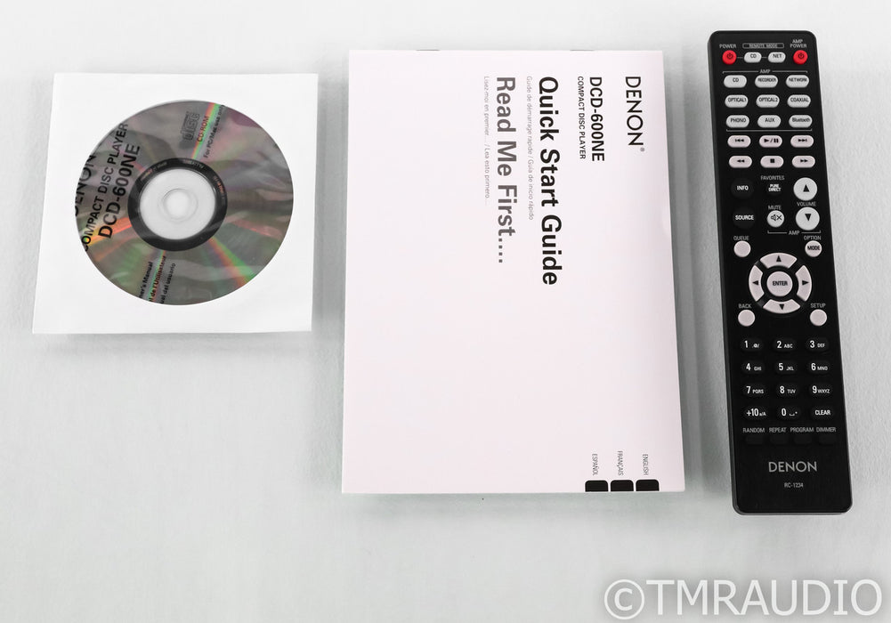 Denon DCD-600NE CD Player; Remote; Black; AL32 Processing; DCD600NE; Remote; Black; AL32 Processing; DCD600NE