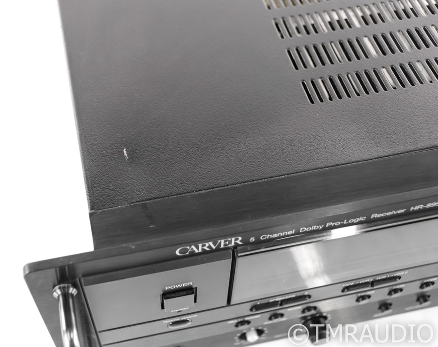 Carver HR-895 5.1 Channel Home Theater Receiver; AS-IS (No Speaker Output); AS-IS (No Speaker Output)